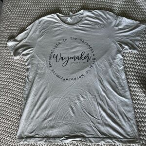 Bella Canvas Cream Short Sleeve Tee Waymaker Isaiah 42:16